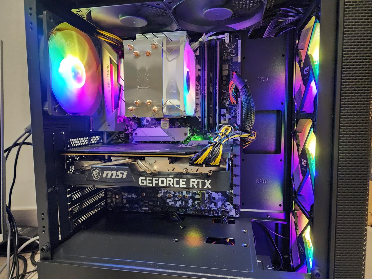 라이젠7 5700x rtx 3060ti 가성비좋은.고사양컴퓨터