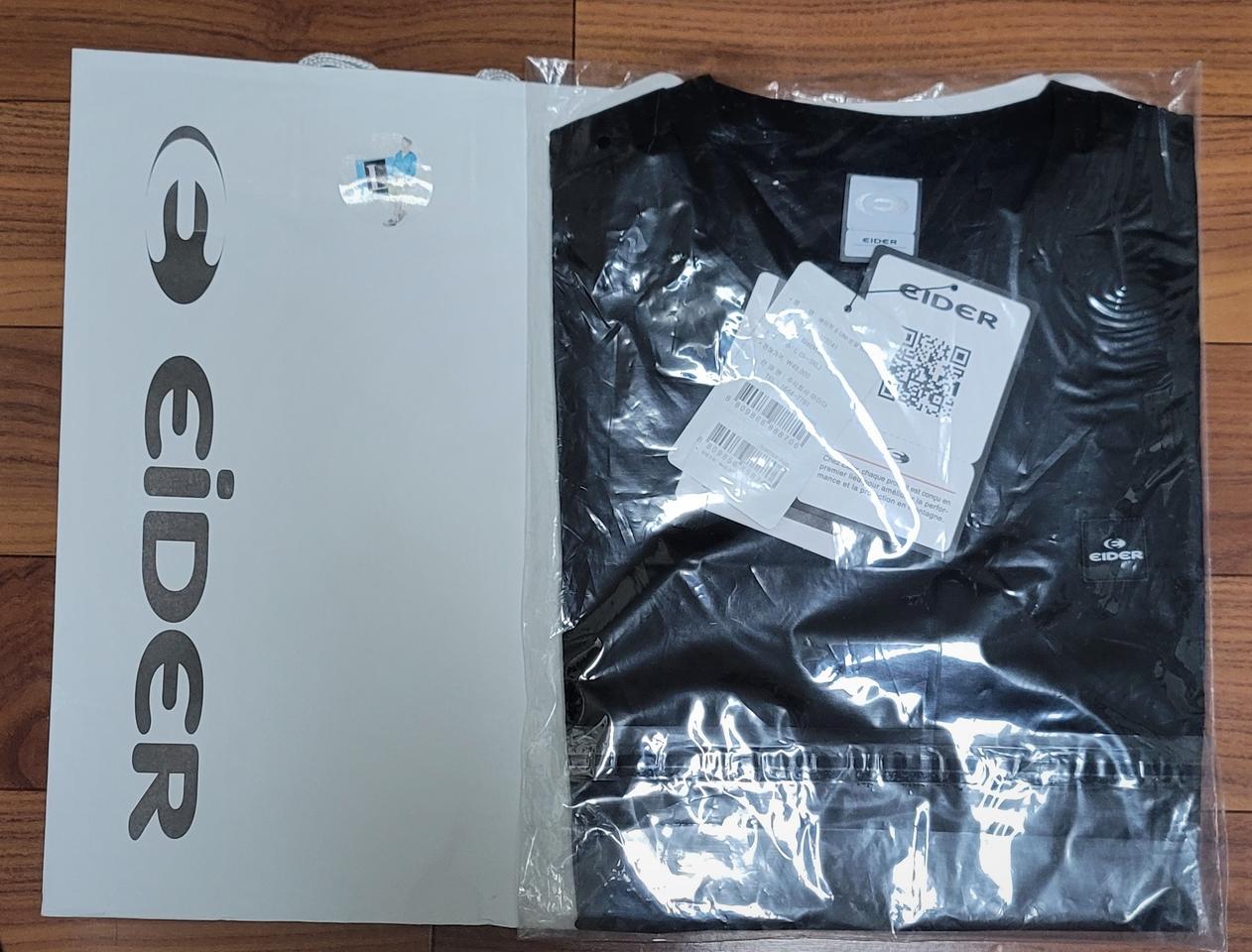 [미개봉새제품] 아이더 기능성 베이직 반팔 티셔츠 블랙 L사이즈