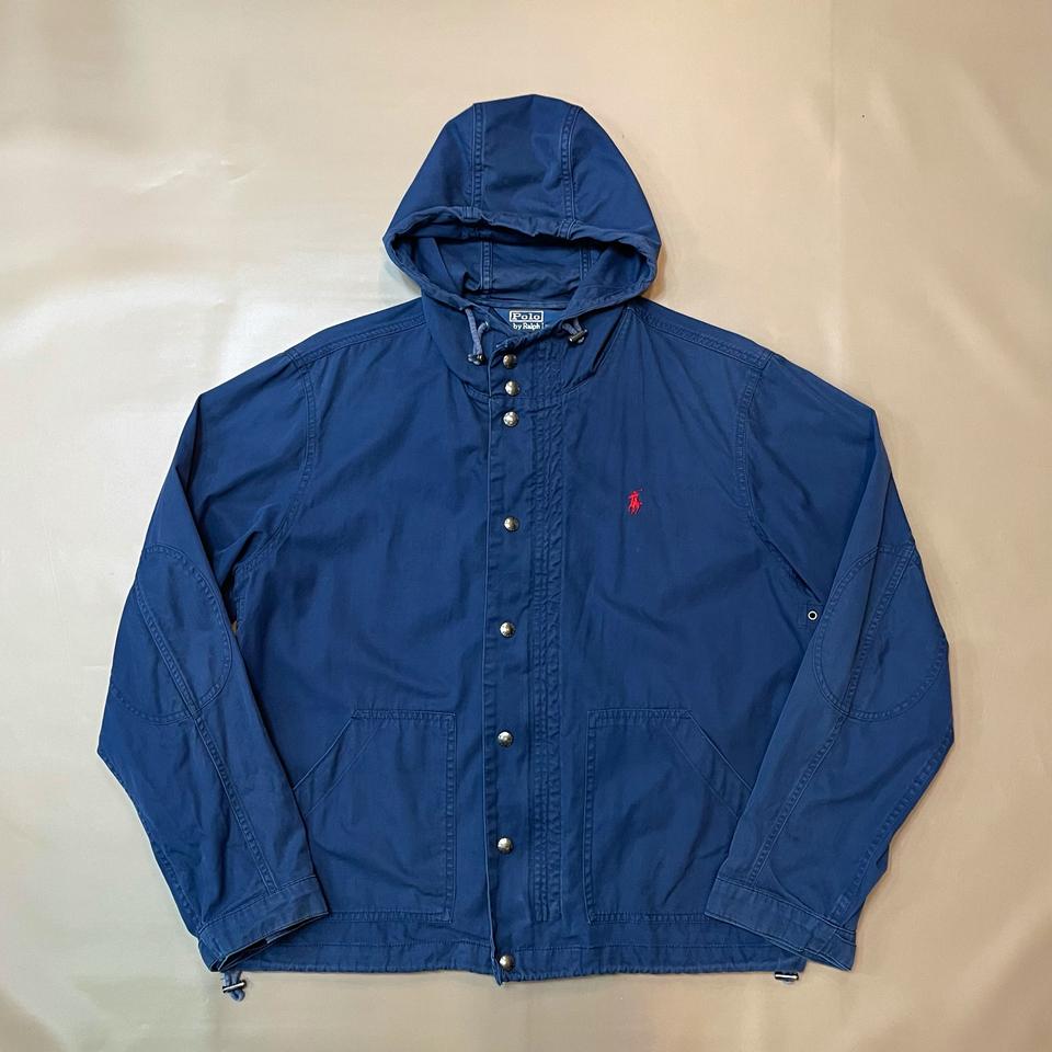 Polo(폴로) 네이비 코튼 후드집업(L)