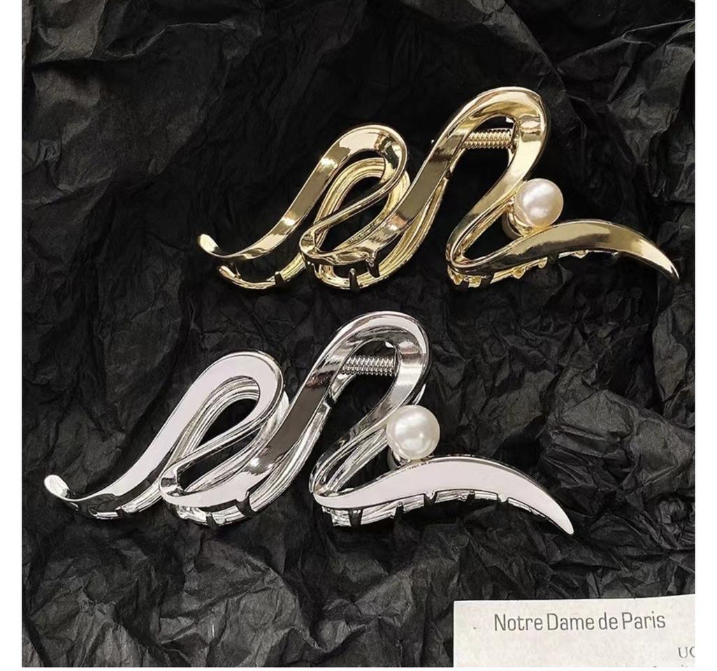 꼬불꼬불집게핀 새제품