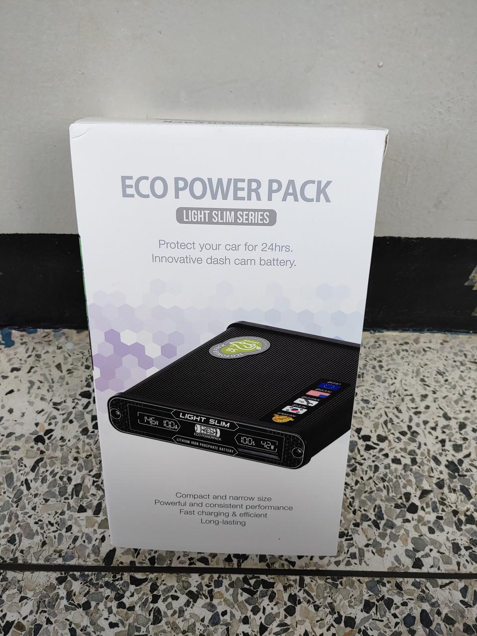 에코파워팩 S8 라이트 슬림 차량용 블랙박스 보조배터리 미개봉 새제품