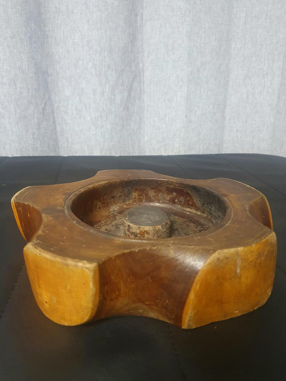 100년전 오래된 로구로 타입 고재 우리 민속품 재털이재떨이 고목 골동품