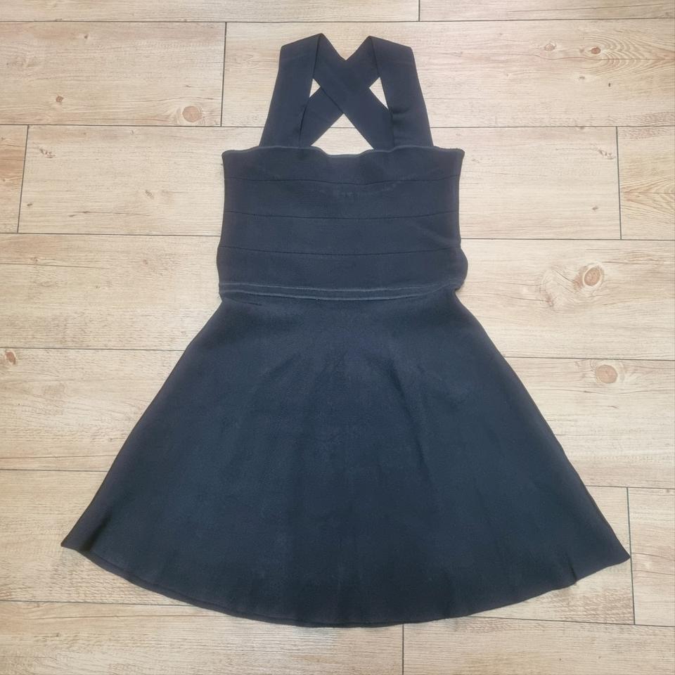 자라 사방스판 미니 원피스