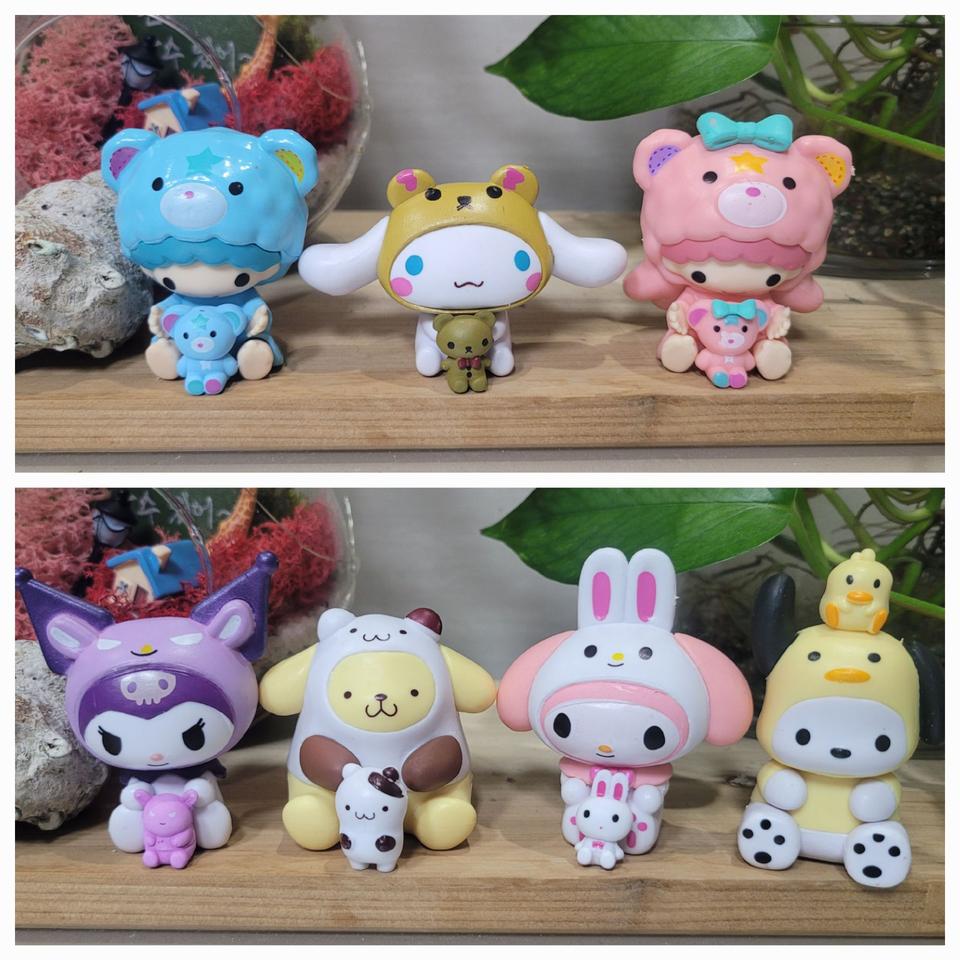 산리오 애착인형 코스프레 피규어 7종 세트