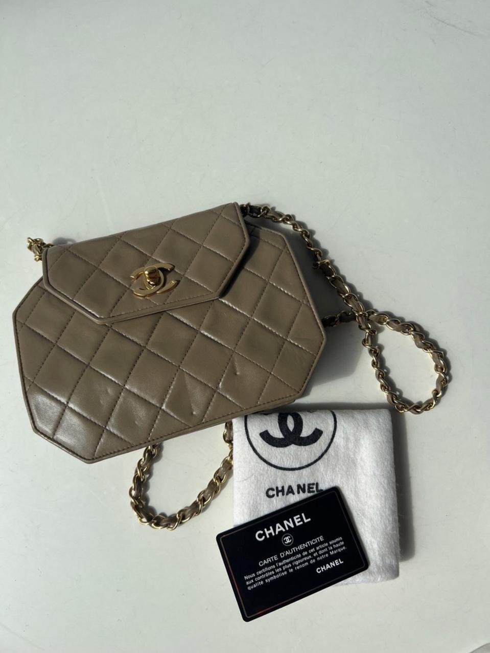 샤넬 1번대 베이지 골드 CC 크로스백