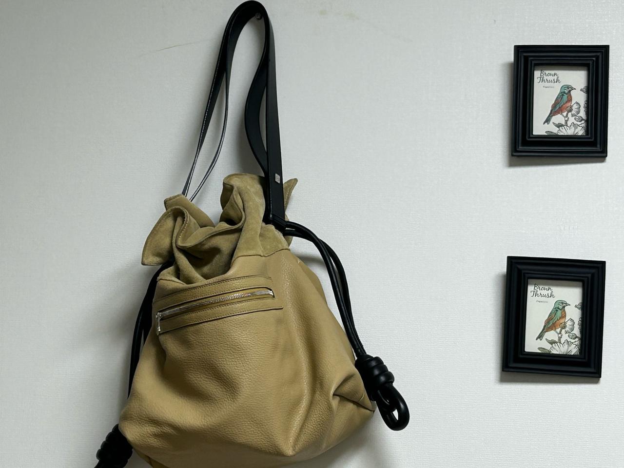 로에베 제니플라맹고숀터백