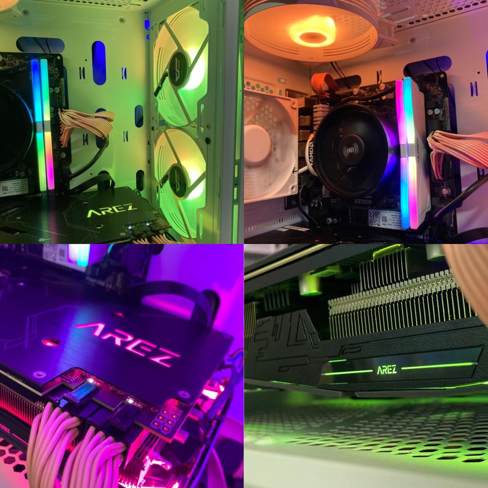 배그 로아 화이트감성 게이밍컴퓨터 라이젠5600