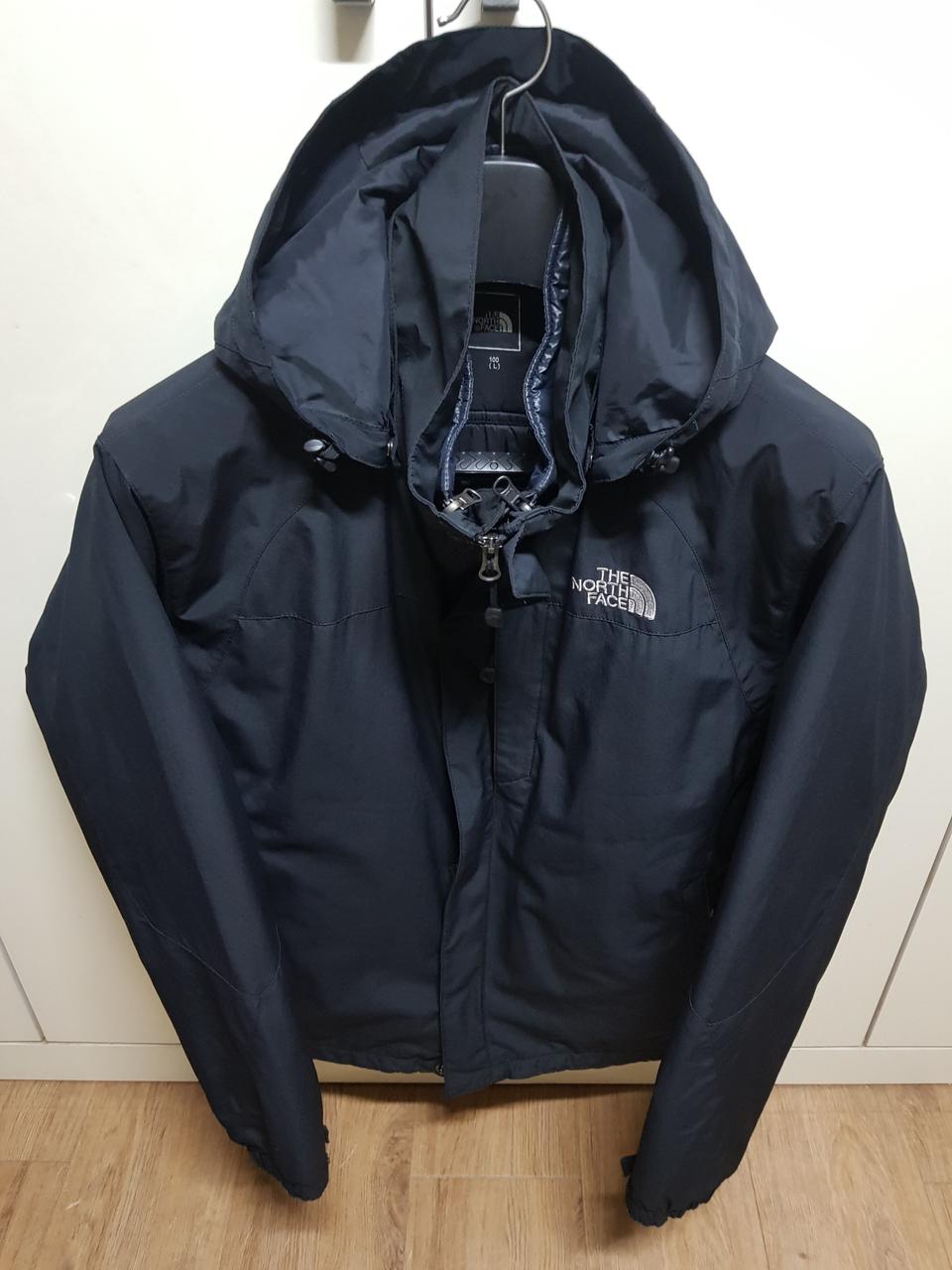 노스페이스 바람막이 경량패딩 기모후리스 3종세트 100