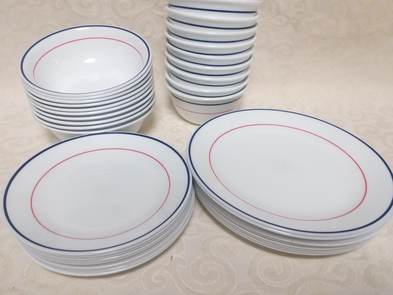 빈티지 단종된 코렐 청홍 개당값