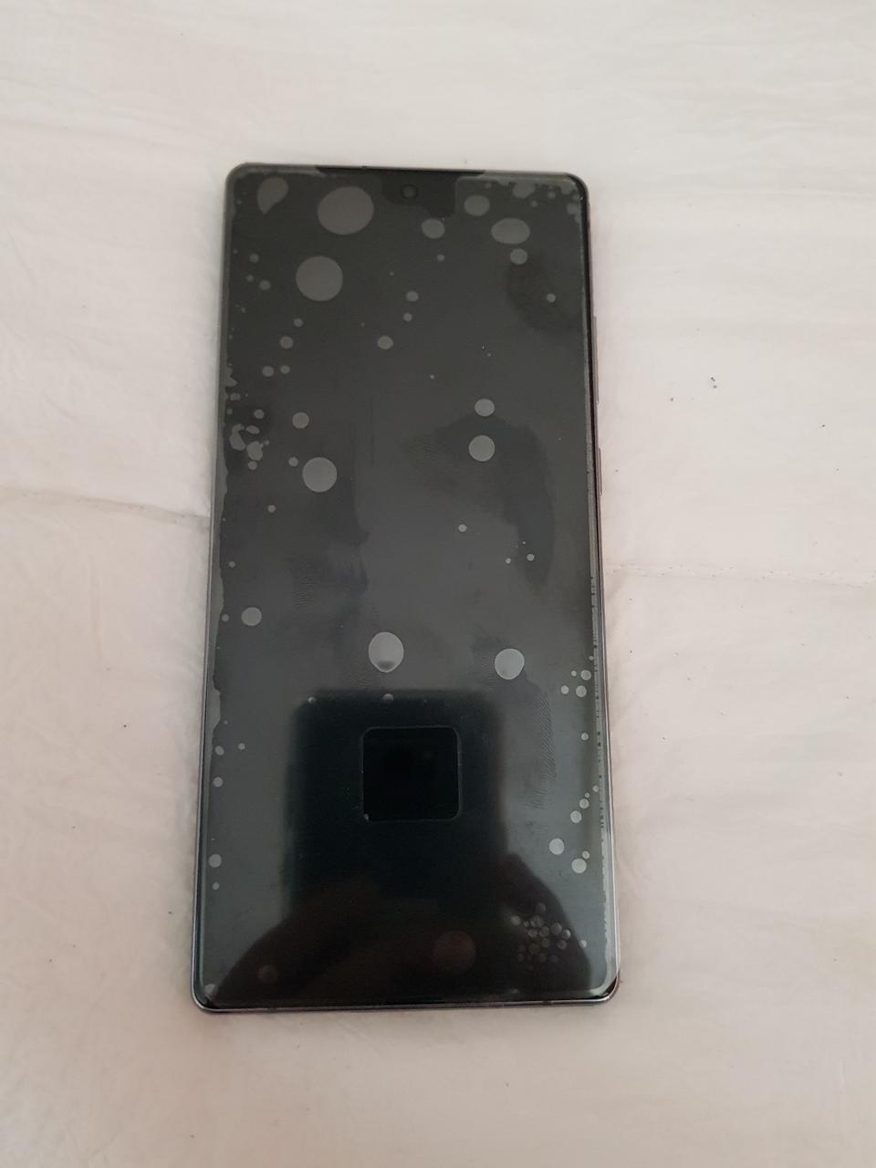 갤럭시노트20 블랙(액정 테두리 배터리 교체)