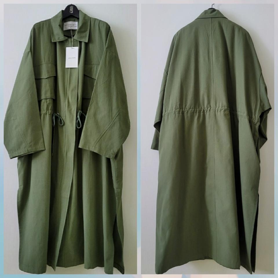 야상 롱트렌치  새상품