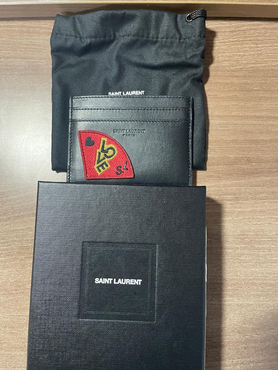 생로랑 러브패치 카드지갑