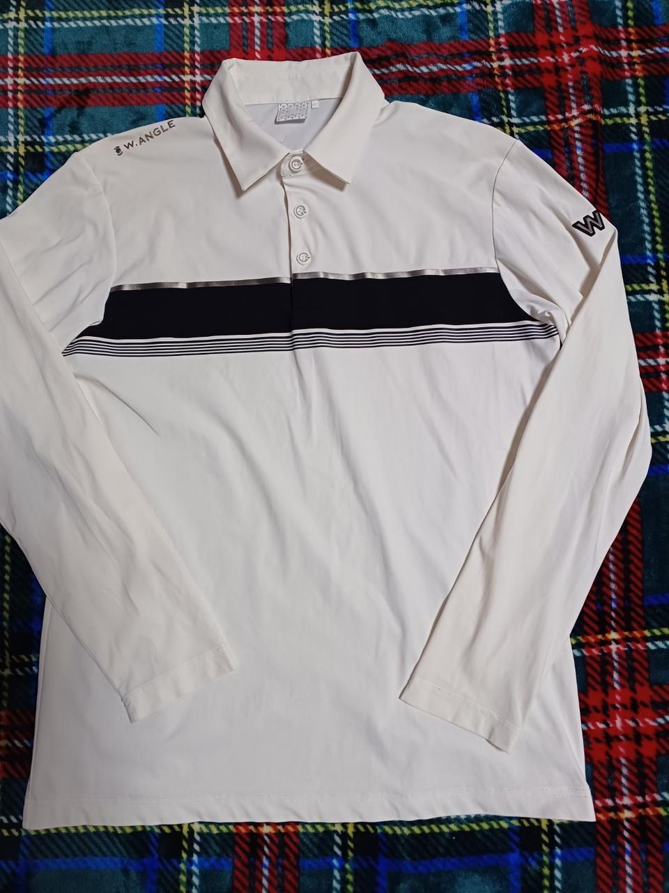 골프 와이드앵글 남성 봄가을 카라 긴팔 티셔츠