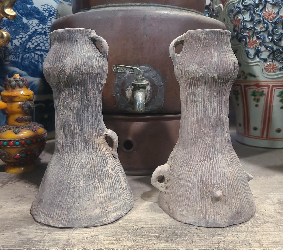 티베트 토기도자기 골동품 인테리어소품