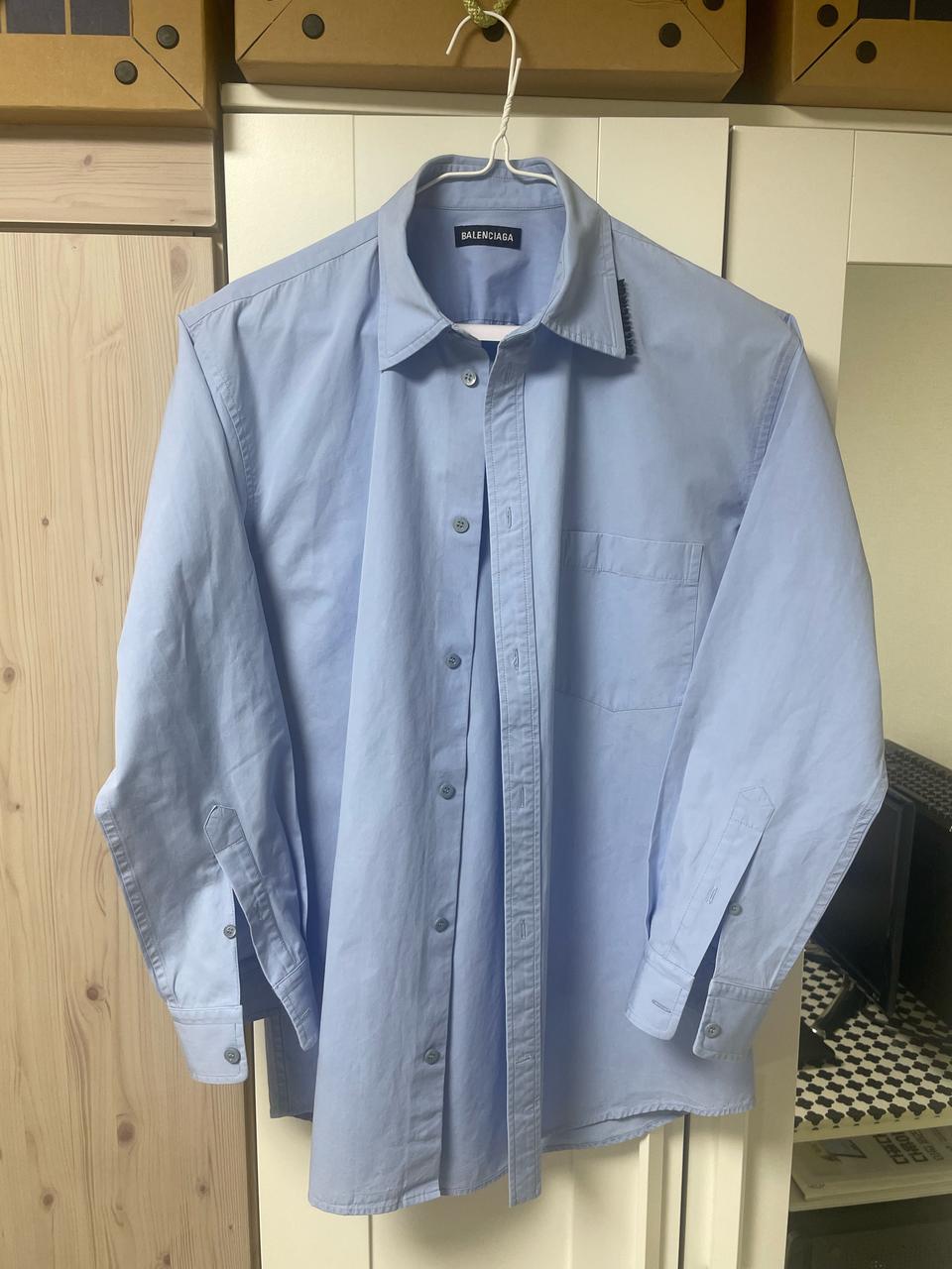 발렌시아가 블루셔츠 38