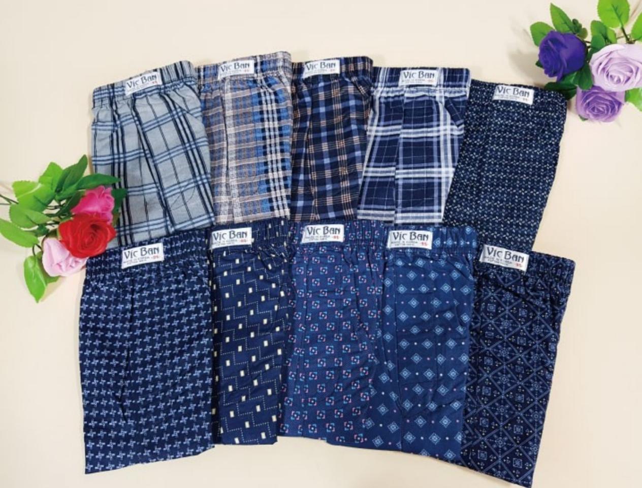 새상품 95-110)국내산 남성 직물 트렁크 박서 팬티