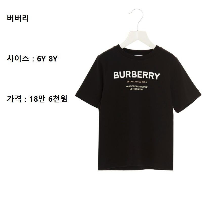 버버리 키즈, 몽클레어 키즈, 발망 키즈 등