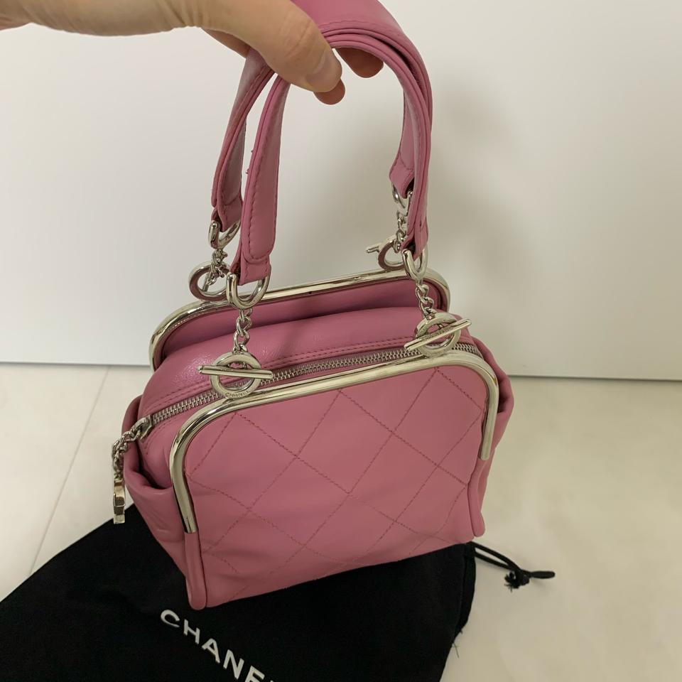 샤넬 미니백(딸기우유핑크) 빈티지