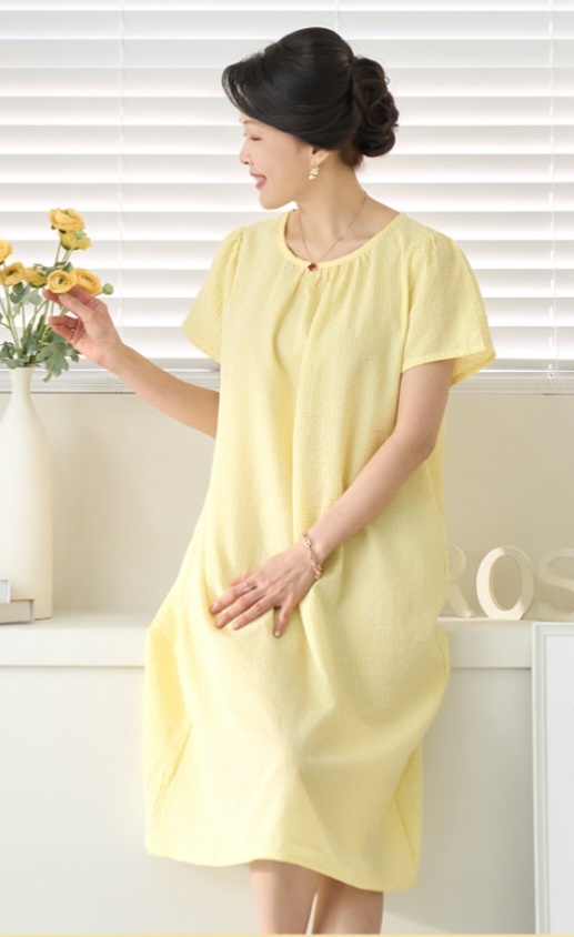 지지미여름원피스.잠옷대용원피스(섬유유연제한 새제품.배송비포함)