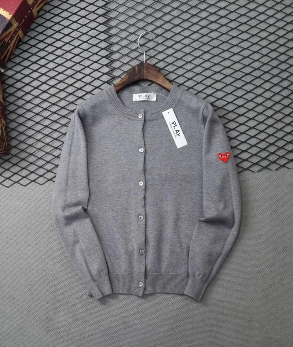 꼼데가디건 S55 회색(새상품)