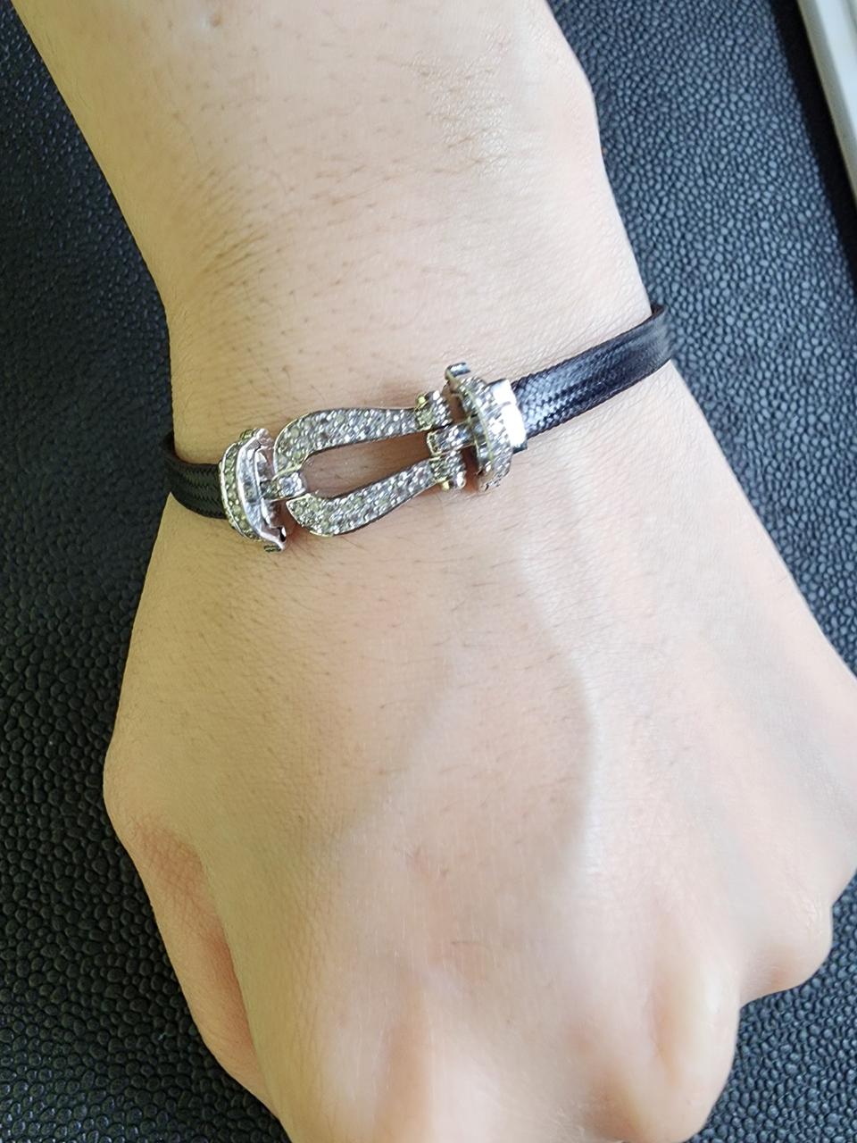 가죽 은팔찌(매장정리)