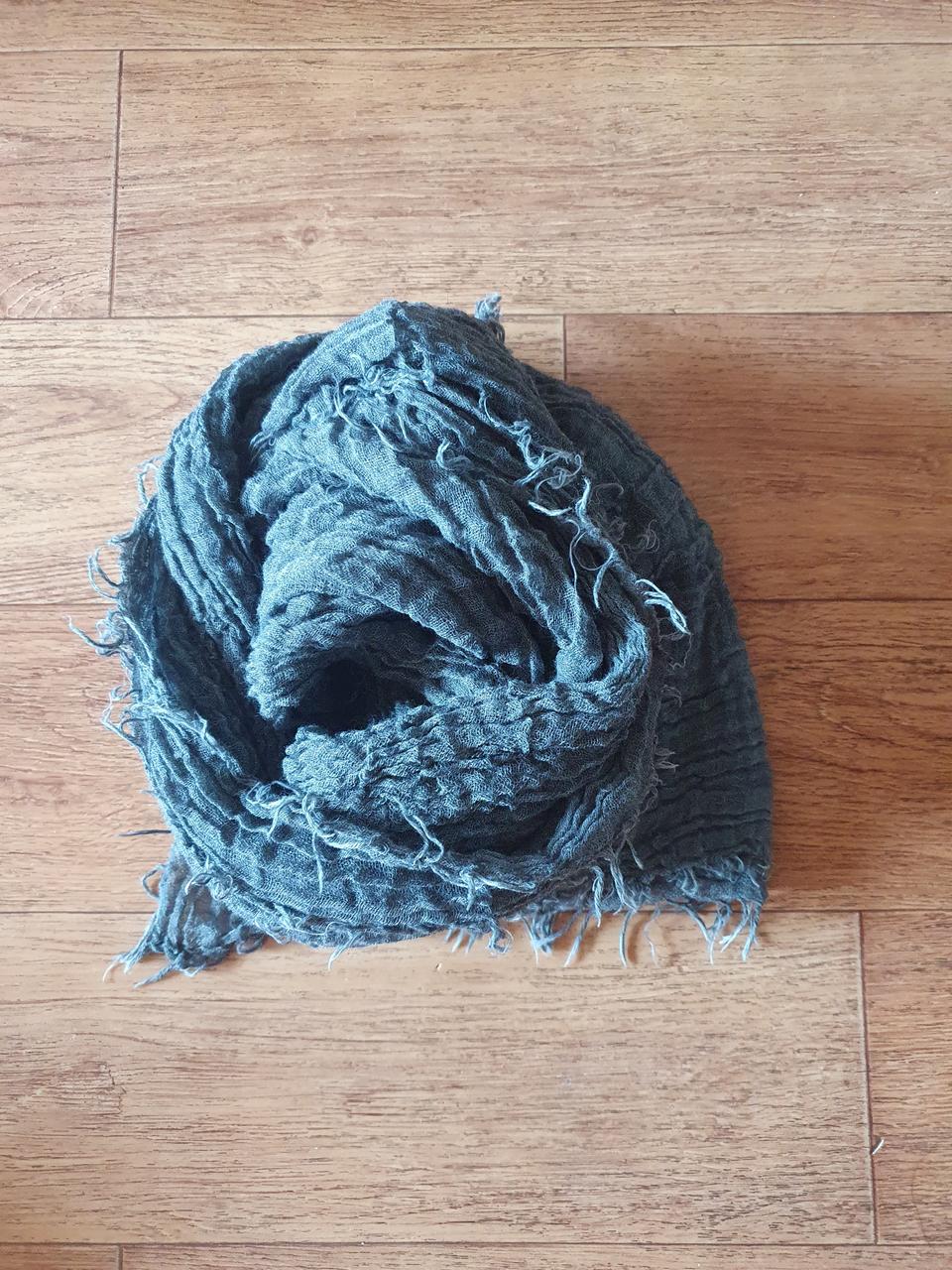 울 그레이 스카프