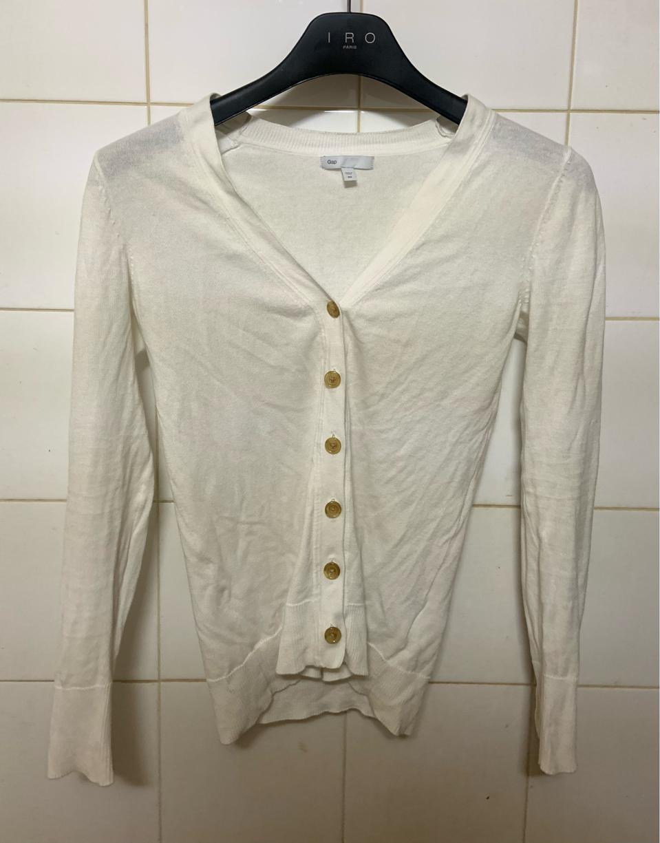 갭 화이트가디건 55