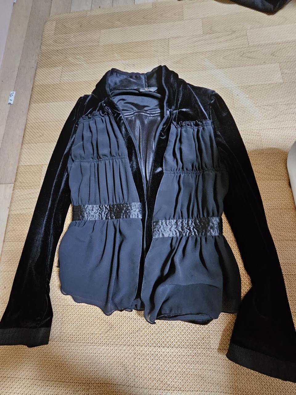 쉬폰 벨로아 자켓