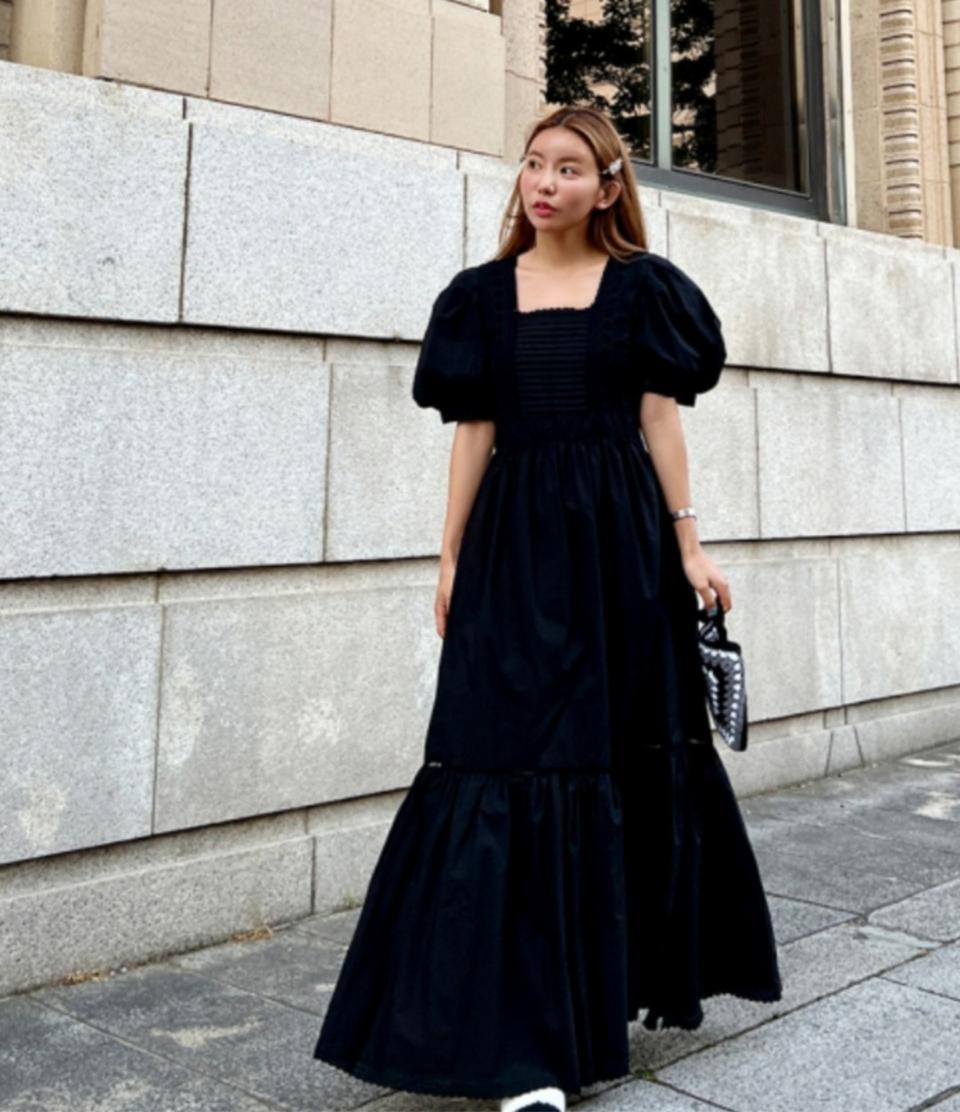 새상품 라모다제작 펀칭레이스 롱원피스 M싸이즈