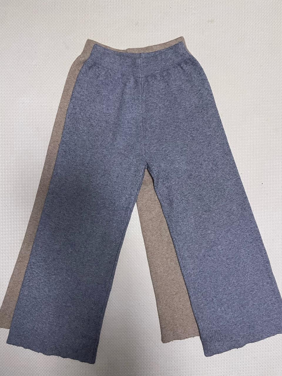 니트 일자핏 와이드 긴 바지 묶음판매