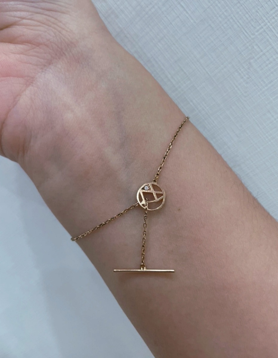 가격내림)정가 178000원 디디에두보 팔찌 14k 로즈골드 팔찌