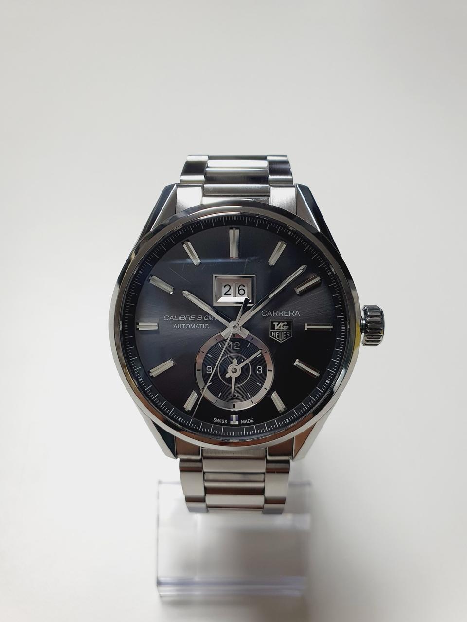 태그호이어 까레라 gmt 오토매틱 남성 메탈시계(상태S급)