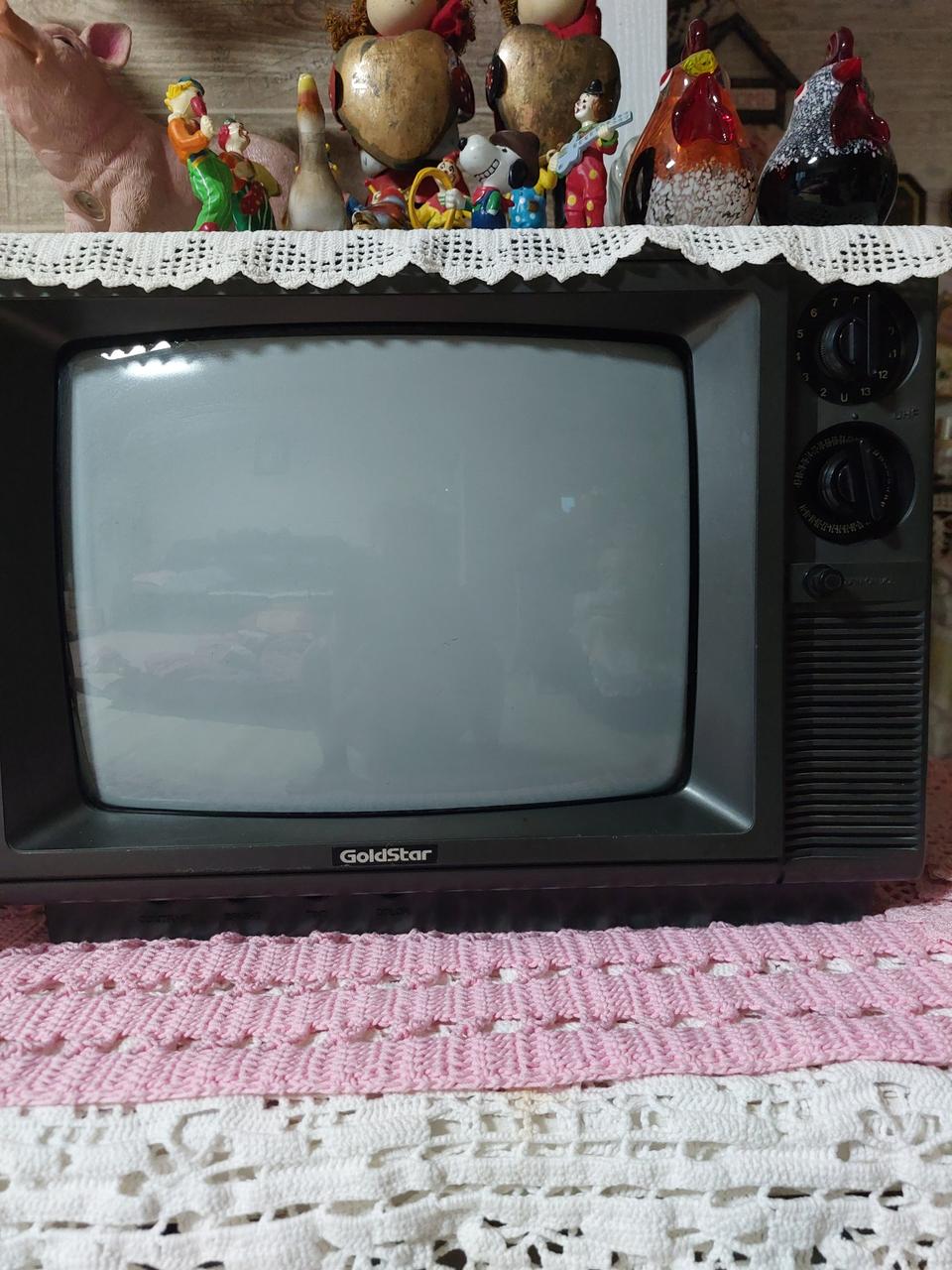 금성 흑백 티비