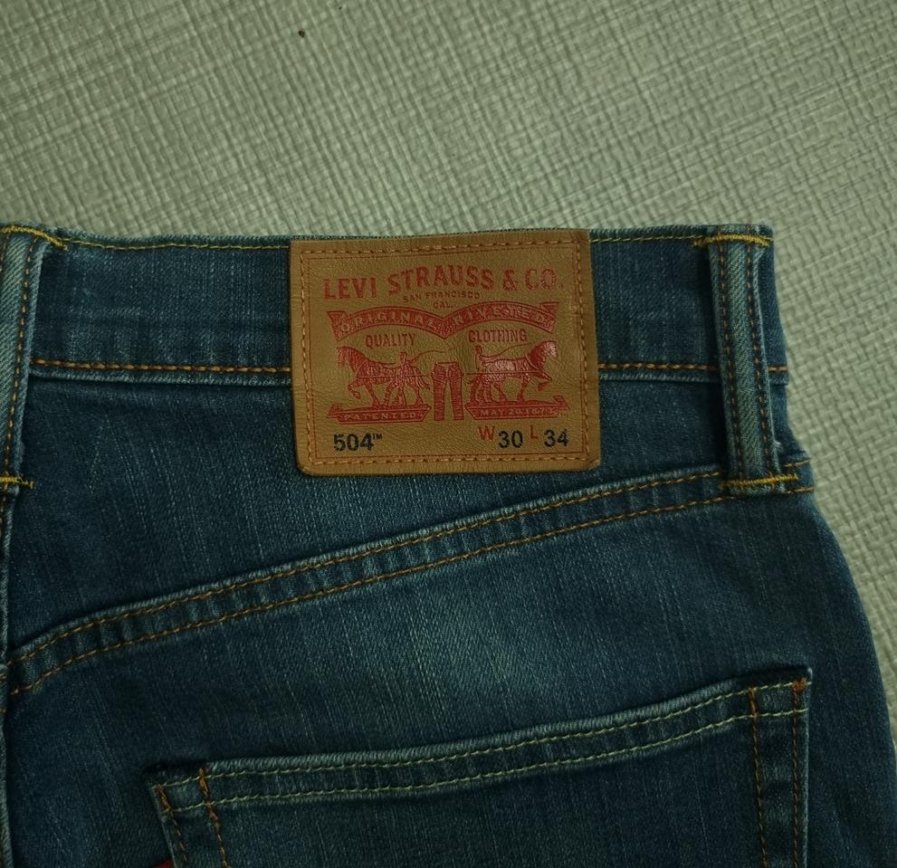 리바이스 504 스판청바지 30