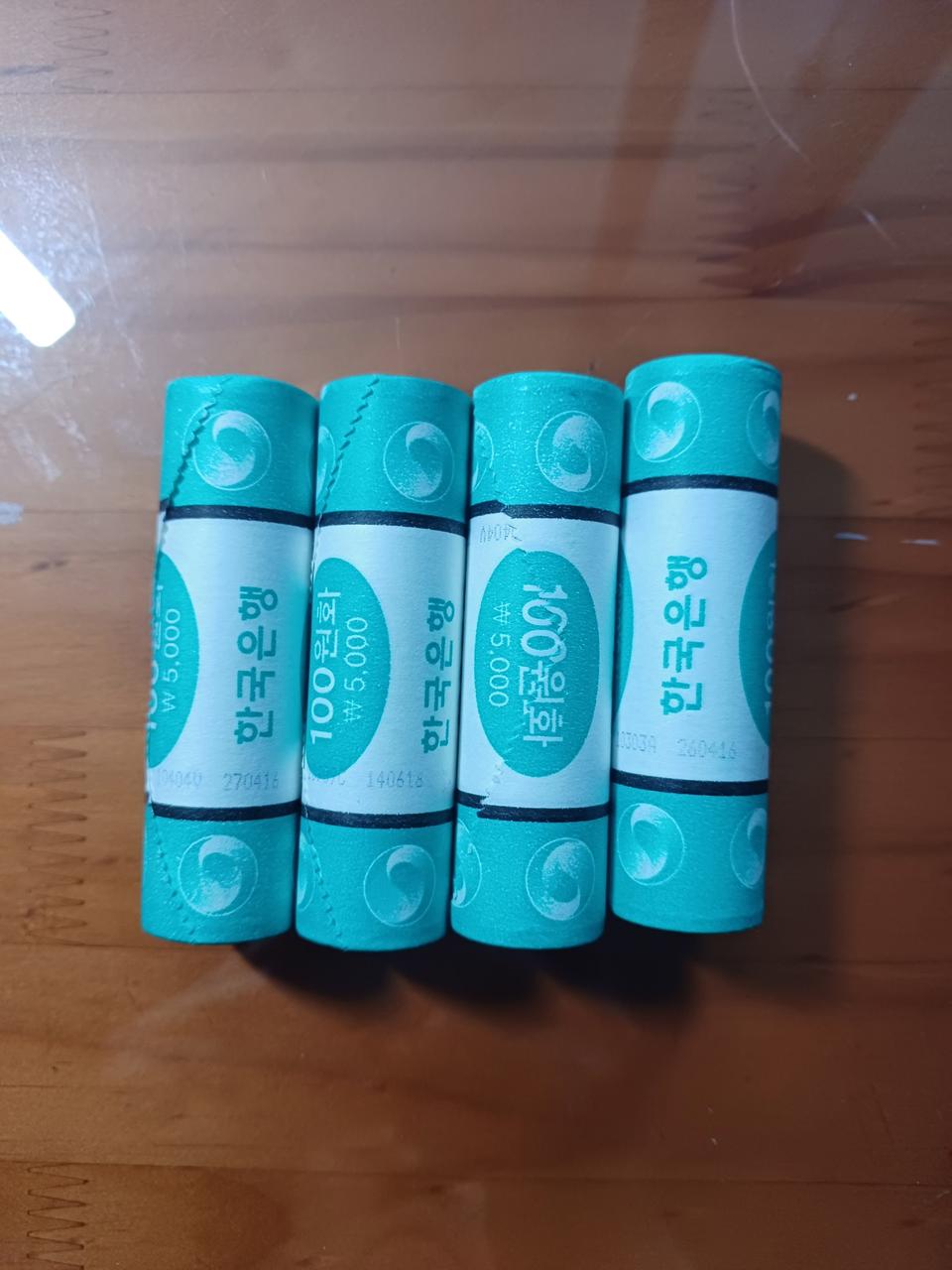 2016년100주 롤주화 4롤