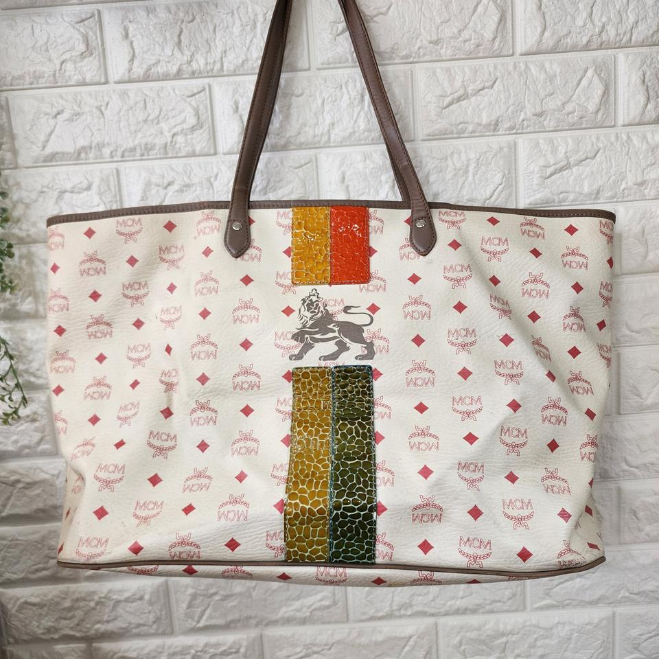 정품 엠씨엠 빅숄더가방