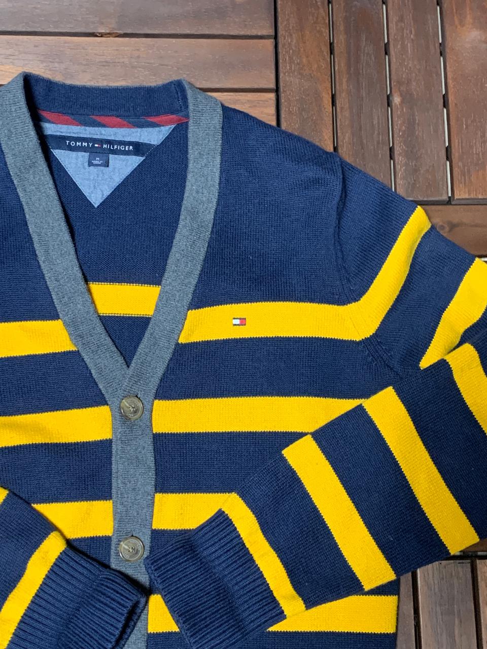 [M] 타미힐피거 스트라이프 니트 가디건
