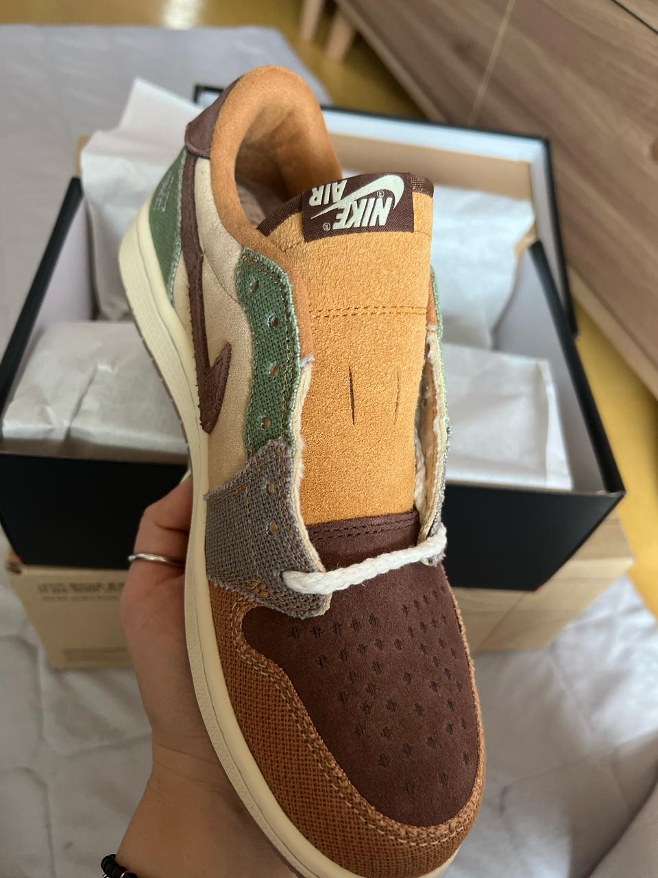 (245)나이키 조던1자이언 윌리엄슨 레트로 OG 플랙스 앤 오일그린