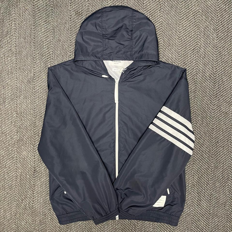 22SS 톰브라운 사선완장 나일론 후드 자켓