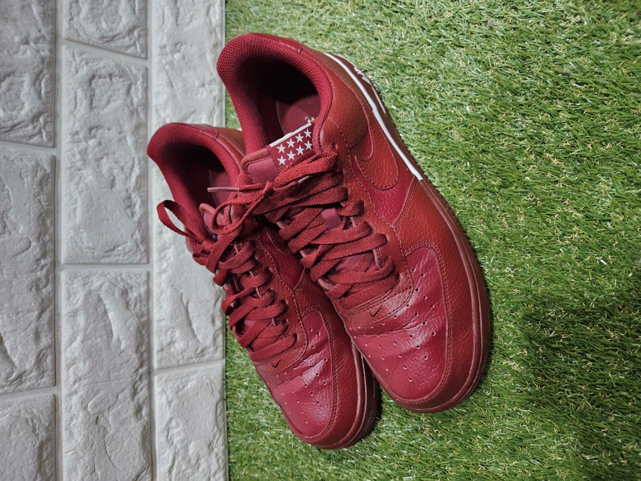 [나이키] 280 사이즈 에어포스 1 로우 팀 레드