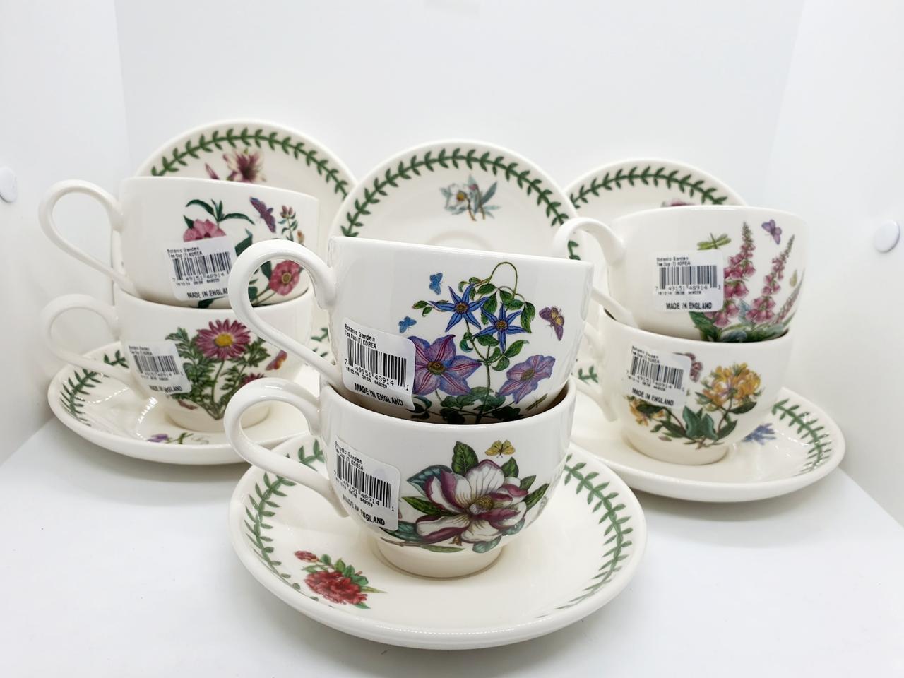 공식수입정품)영국포트메리온 보타닉가든 신형찻잔 6셋트(백화점새상품