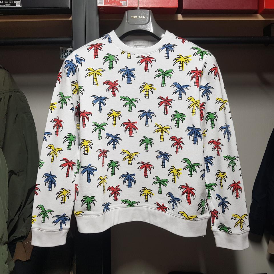 스텔라맥카트니 키즈 야자수그래픽 아동공용 맨투맨 12세