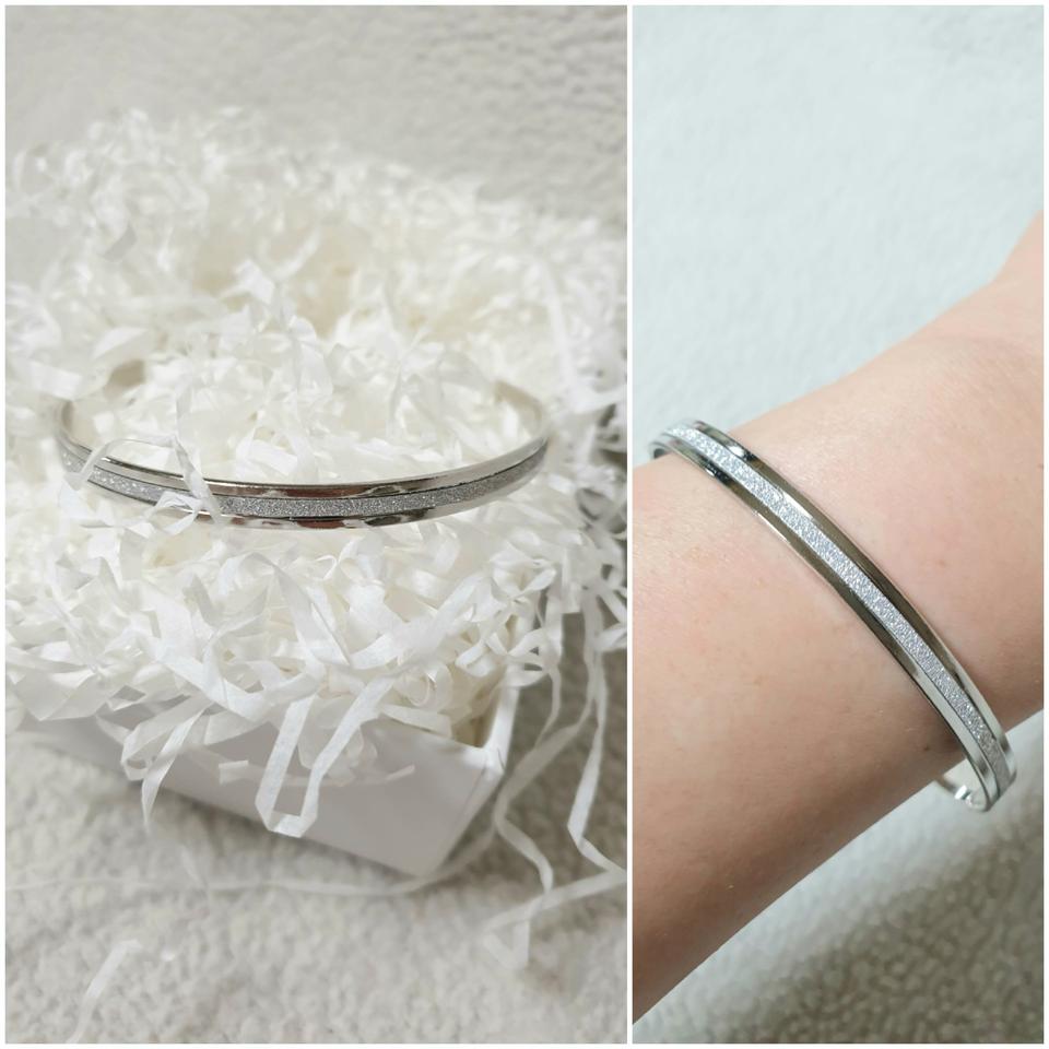 (새상품)실버 뱅글팔찌
