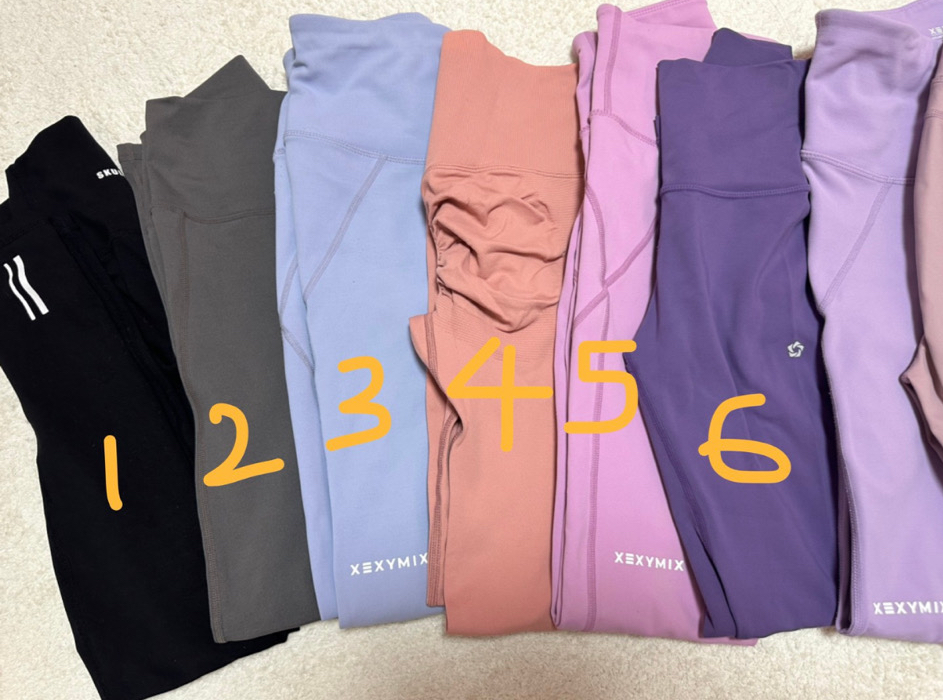 스컬피그,젝시믹스,뮬라웨어,콘치웨어 레깅스 정리(10장)