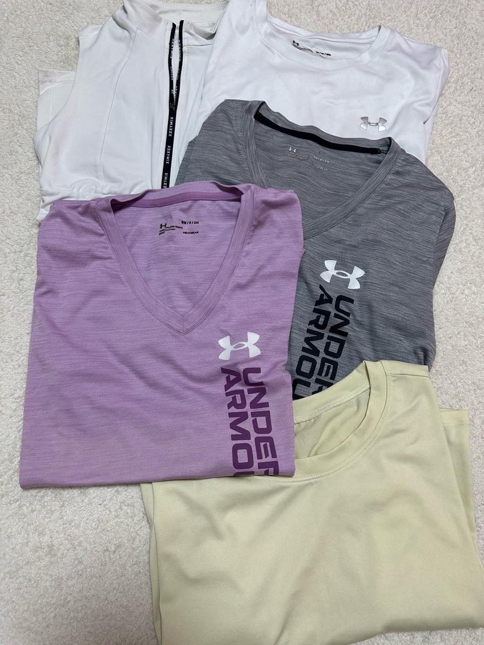 젝시믹스,안다르,뮬라웨어,언더아머,stl 운동복 상의 티셔츠(14장)