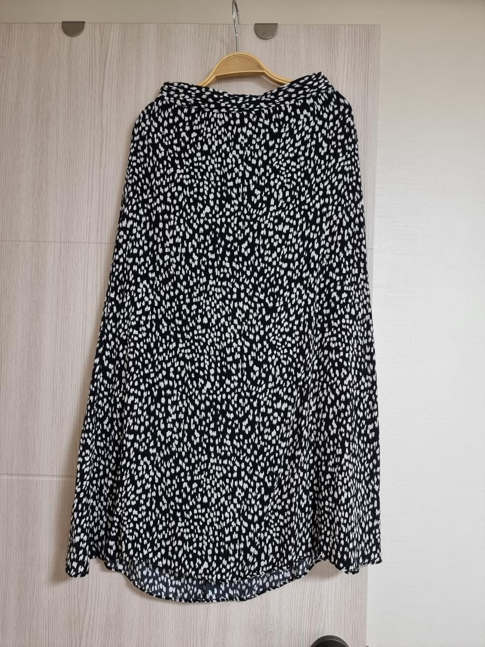 호피무늬 스커트