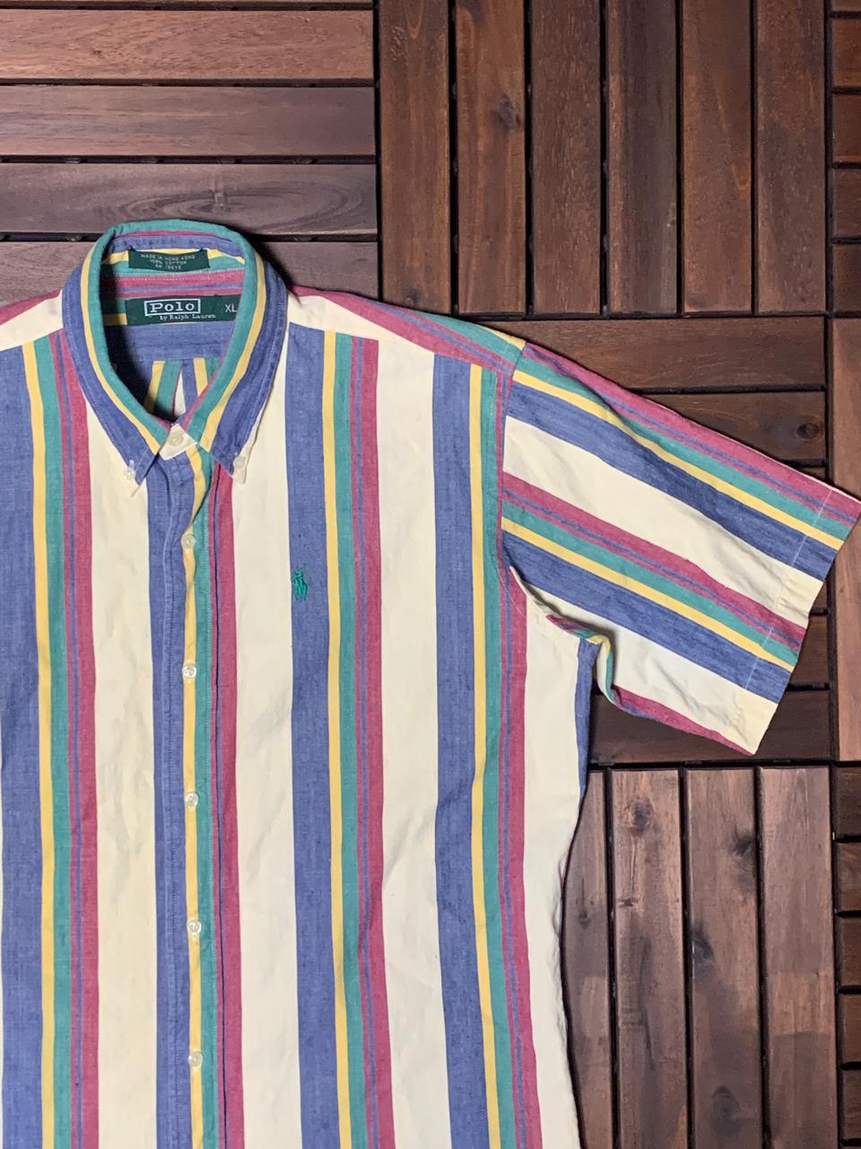 [XL] 폴로 랄프로렌 스트라이프 반팔 셔츠