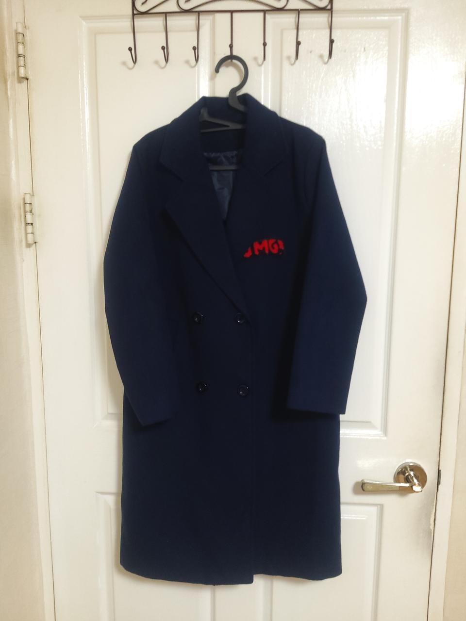 패치 네이비 코트/가격내림