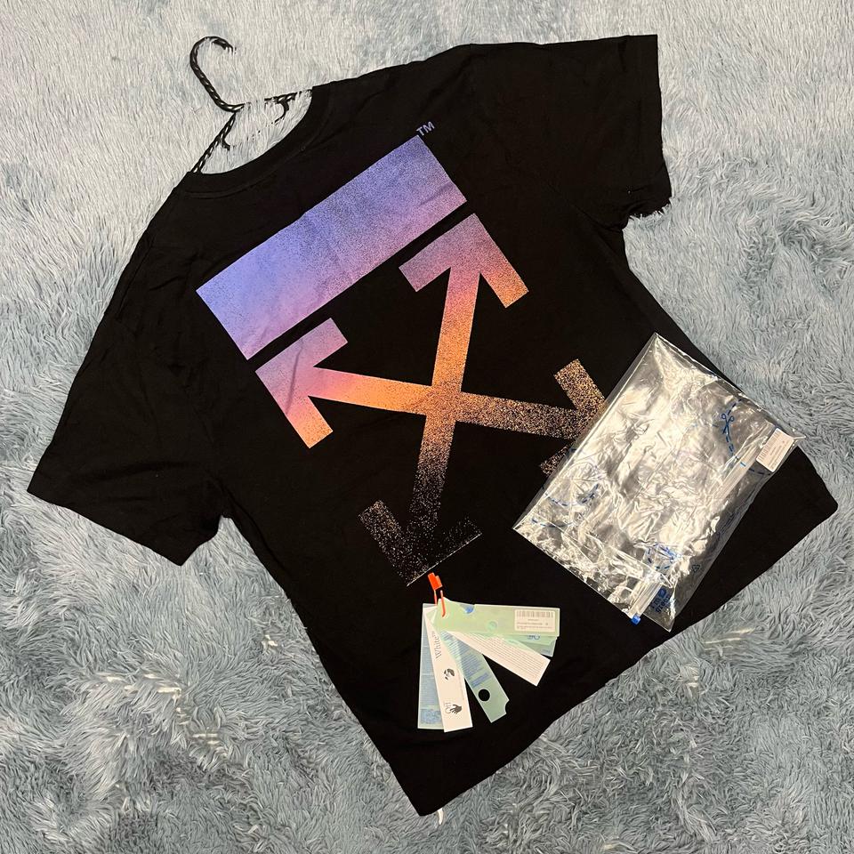 [M] 오프화이트 디그레이드 반팔