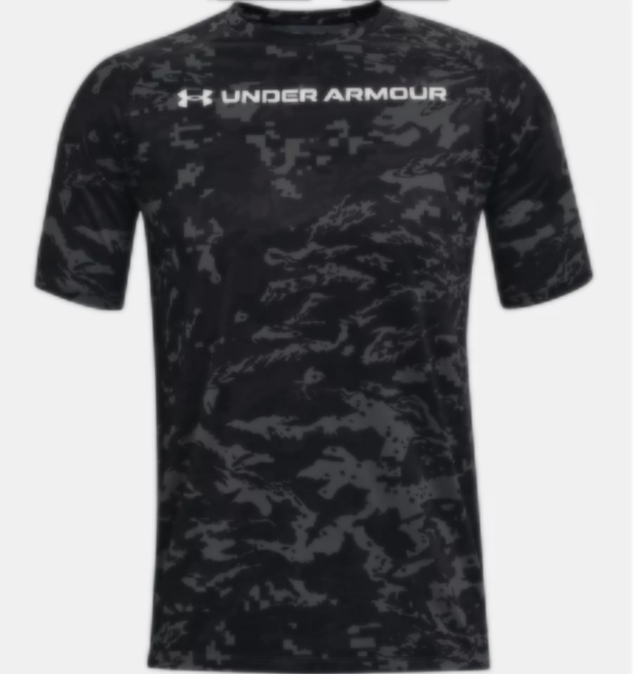 [정품]언더아머 UA 밀리터리 카모 반팔티셔츠